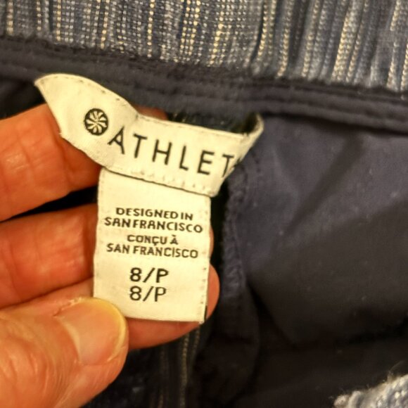 Athleta Cabo Linen Textured Wide Leg Pants - Picture 3 of 6